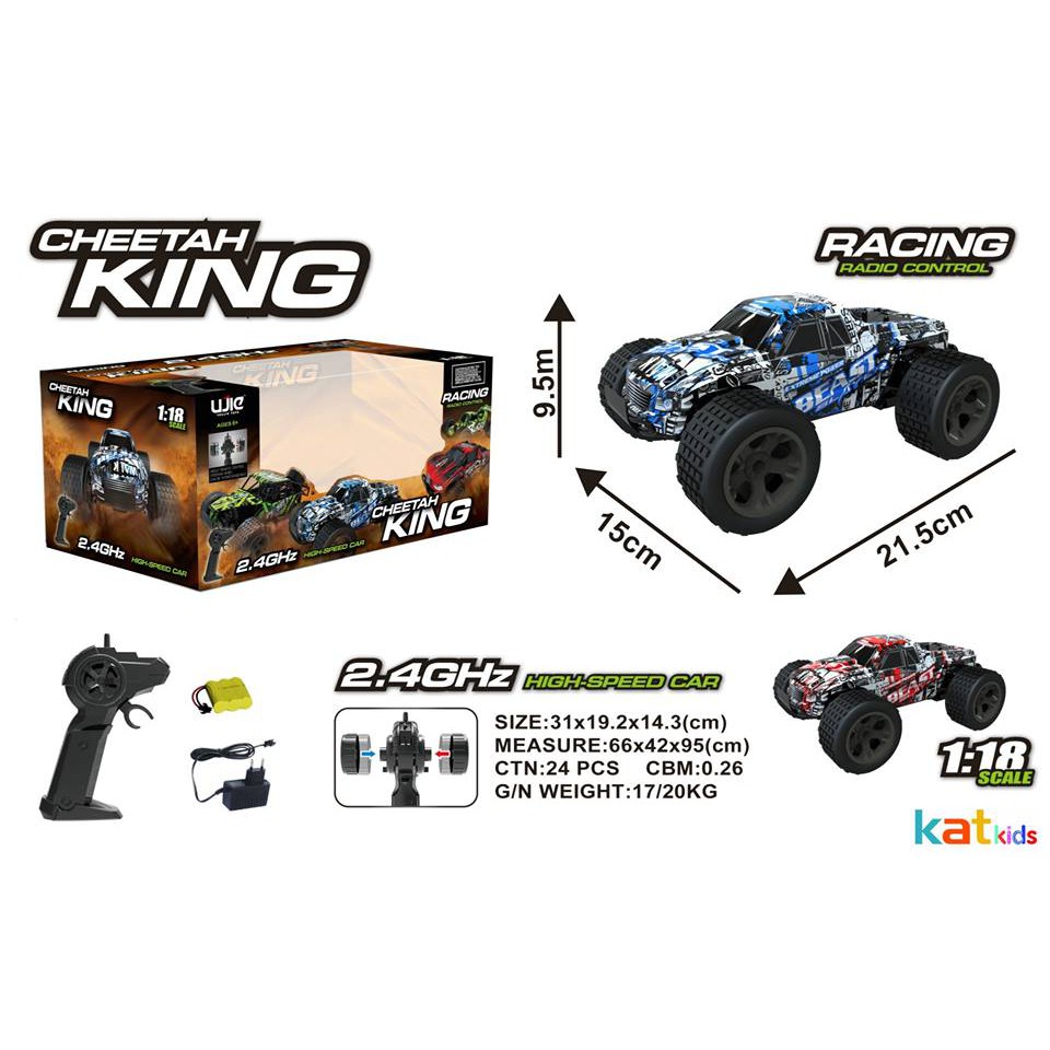 XE ĐUA ĐỊA HÌNH TỐC ĐỘ CAO 1:18