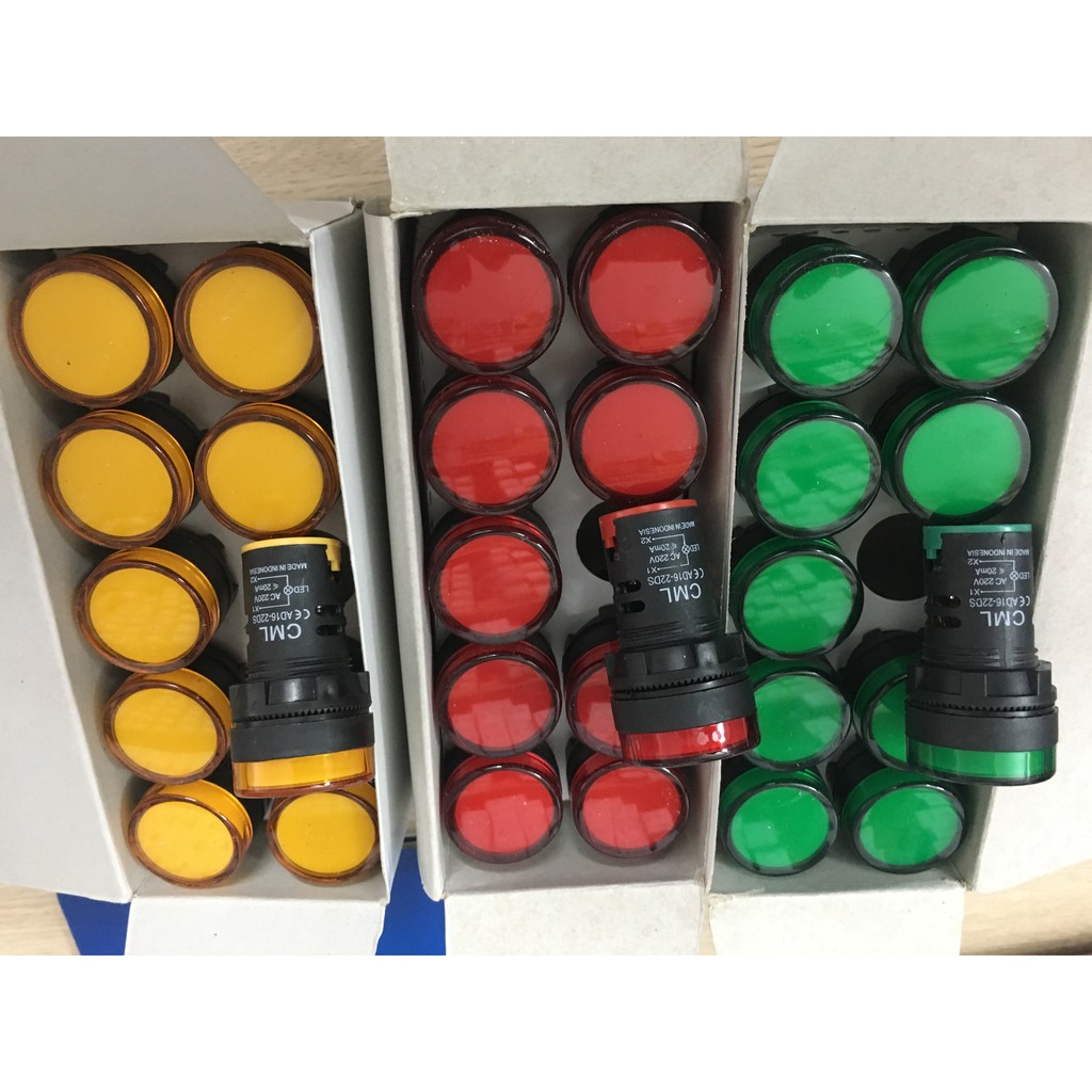COMBO 10 cái đèn báo CML AD16-22DS