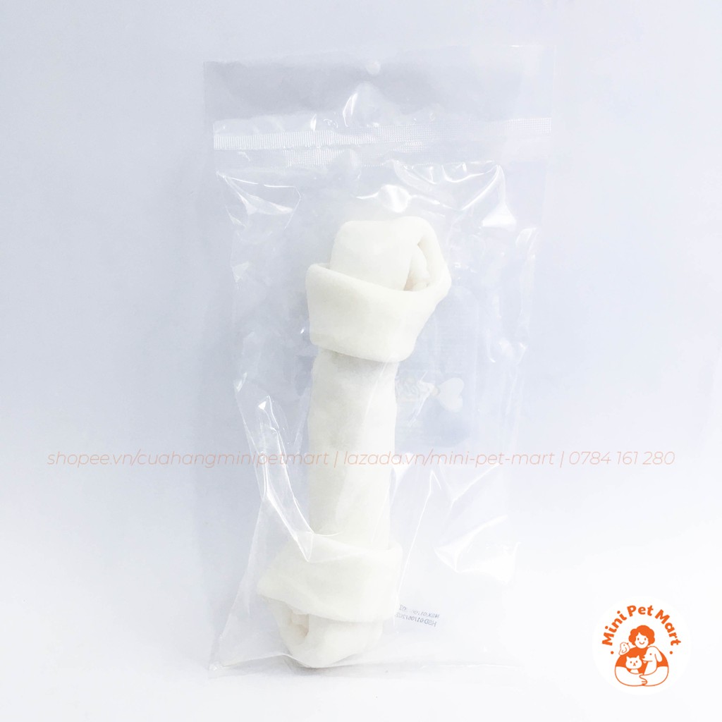 Xương gặm da bò TÀI HƯNG THỊNH 6100 (1 cái) - bánh xương, snack, bánh thưởng, xương gặm cho chó