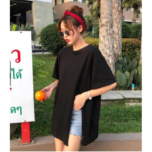 Áo Phông Form Rộng Tay Lỡ Xẻ Tà Cực Chất