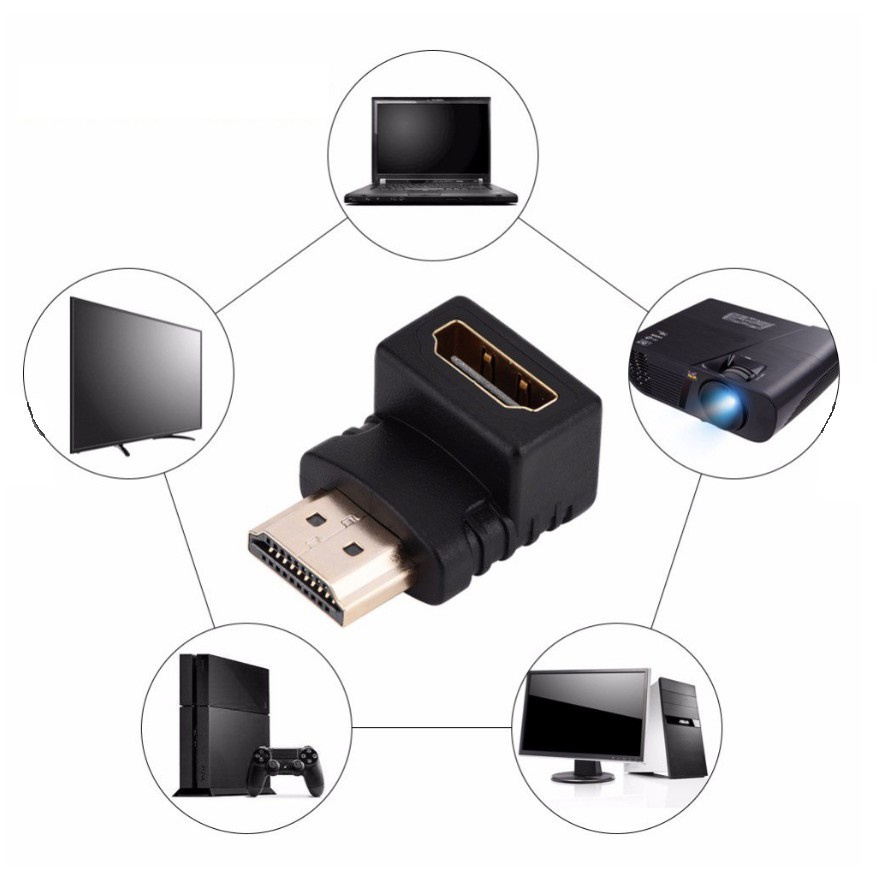 Cáp KếT NốI HDMI HìNh Chữ L 90 Độ