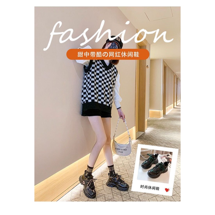 Giày Sneaker Đế Dày Tăng Chiều Cao Trọng Lượng Nhẹ Thoáng Khí Phong Cách Hàn Quốc Thời Trang Xuân Thu Mới 2022 Dành Cho Bạn Nữ