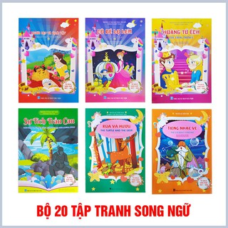 BỘ 20 TẬP CỔ TÍCH SONG NGỮ ANH VIỆT CHO BÉ (16TR/Q)