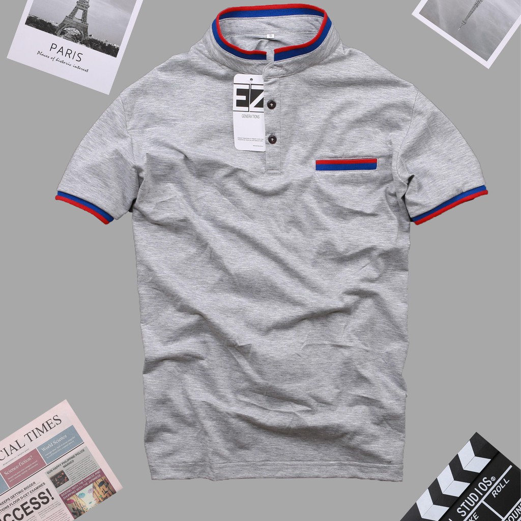 Áo thun nam tay ngắn chất cổ trụ đẹp | BigBuy360 - bigbuy360.vn