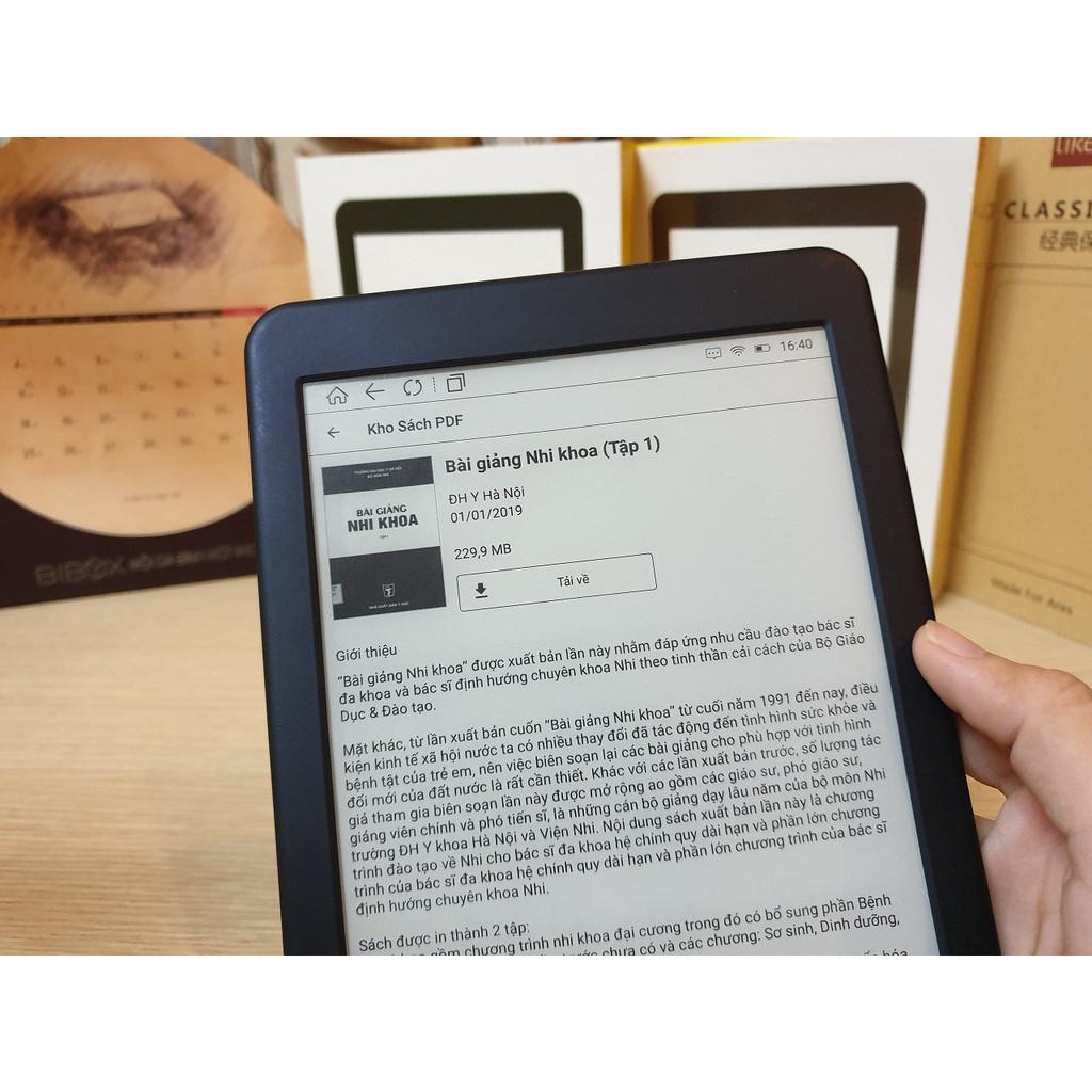 Combo: Máy đọc sách Likebook Mars + Bao da + Túi chống sốc + Kệ để bàn | BigBuy360 - bigbuy360.vn