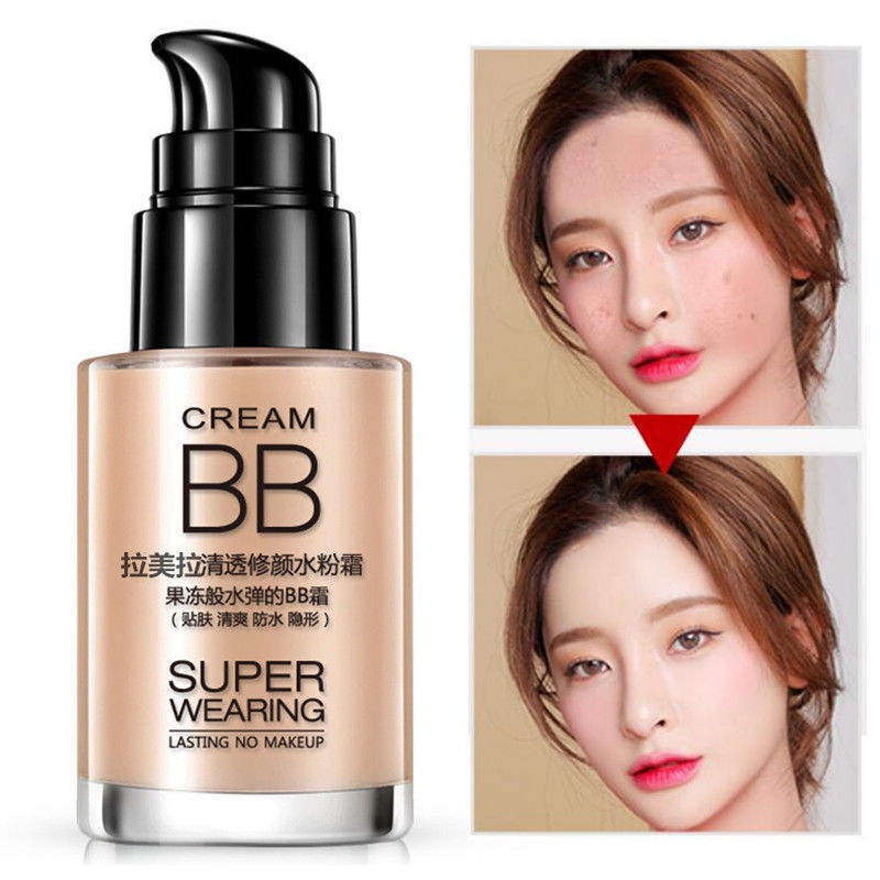 Kem Nền Lameila Kem nền Che Khuyết Điểm BB Cream Super Wearing 30ml Kiềm Dầu, Lâu Trôi