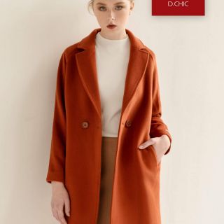 Áo dạ lông cừu D-Chic
