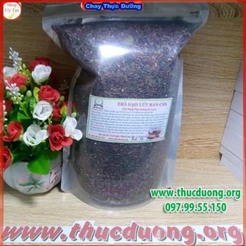 Trà gạo lứt Bancha 500g Thực Dưỡng Bà Loan