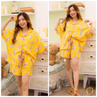 𝑩𝑼𝑭𝑭𝑬𝑻 𝑺𝑻𝑶𝑹𝑬 - Bộ Ngủ Pijama Lụa Mịn Cánh Dơi 🤗