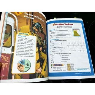 [Freeship]Bộ đẹp 3c - Full Colours - Math - Houghton Mifflin - Grade 6