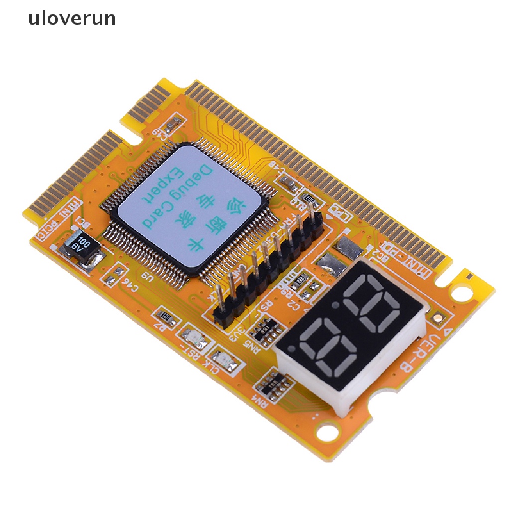 Uloverun Thẻ Kiểm Tra Chẩn Đoán Lỗi 3 Trong 1 mini PCI PCI-E LPC PC laptop