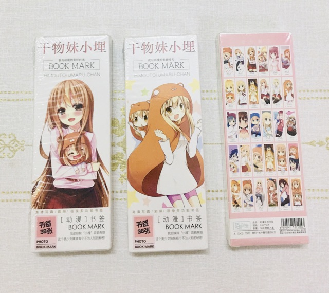 Bookmark anime umaru chan 36 tấm khác nhau, đánh dấu trang anime umaru chan