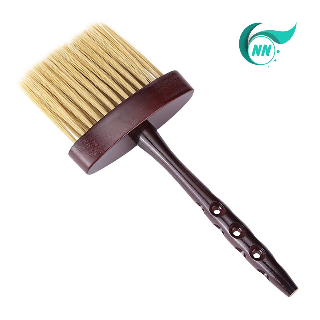 Bàn Chải Phủi Tóc Barber Cán Gỗ Loại Lớn 30 x 12 x 3 cm