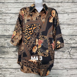 áo sơ mi lụa trung niên