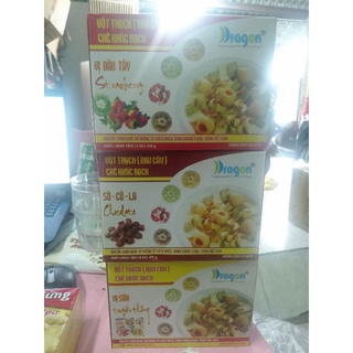 bột thạch ( rau câu) chè khúc bạch vị dâu tây (hộp 106g)