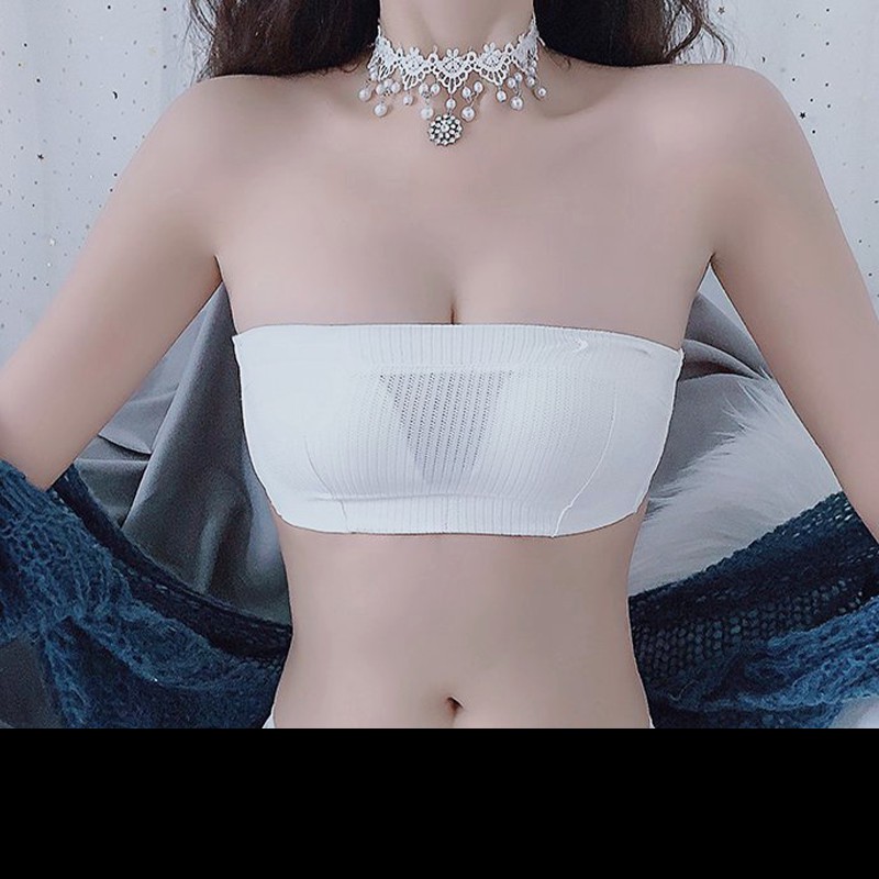 Áo lót bra không dây thun tăm đệm 3 cm Mahola CP08