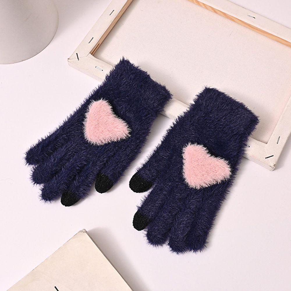 Găng Tay Giữ Ấm Màu Sắc Xinh Xắn Cho Nữ