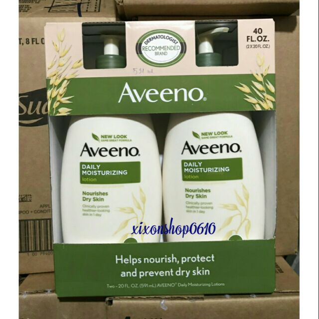 Sữa dưỡng thể Aveeno Daily Moisturizing Lotion Nourishes Dry Skin Fragrance Free 591ml