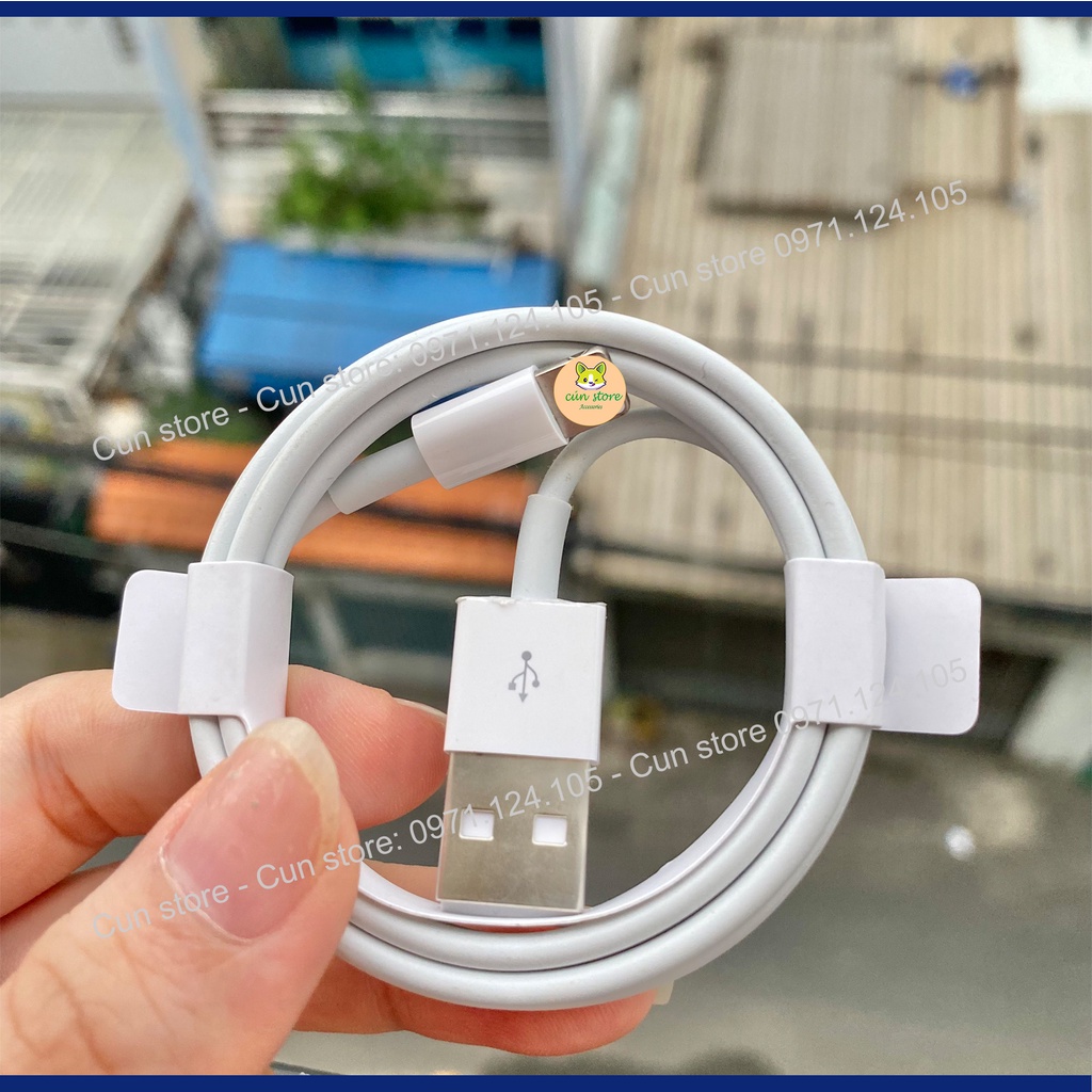 Cáp sạc USB to L zin bóc máy cho XsMax siêu bền, không báo lỗi thiết bị | Bảo hành 12 tháng