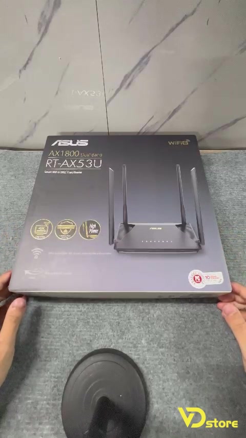 ROUTER WIFI ASUS RT-AX53U AX1800 DUAL BAND WIFI 6 MU-MIMO WIFI AIMESH | BigBuy360 - bigbuy360.vn