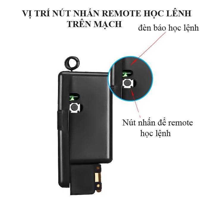 Công tắc điều khiển từ xa cho máy bơm nước máy rửa xe 100m/30A/330V remote học lệnh tần số 433MHZ