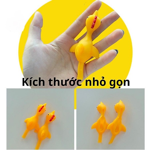 Đồ chơi ná bắn mô hình chú gà cho bé giúp trẻ em vận động vui chơi giảm stress