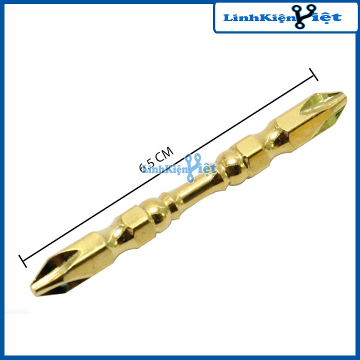 Hộp 10 Mũi Vặn Vít Mạ Vàng Cao Cấp