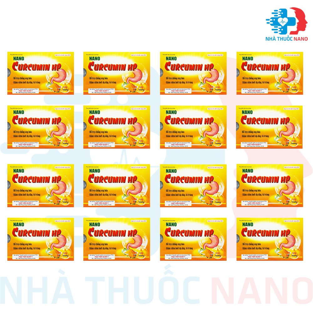 Nano Curcumin HP Học Viên Quân Y - Hỗ Trợ Bệnh Đau Dạ Dày