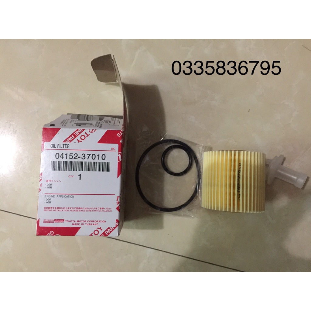 Lọc nhớt (lọc dầu) động cơ xe Toyota Corolla Altis, Scion, Matrix, Prius (Mã: 0415237010, 04152YZZA6)