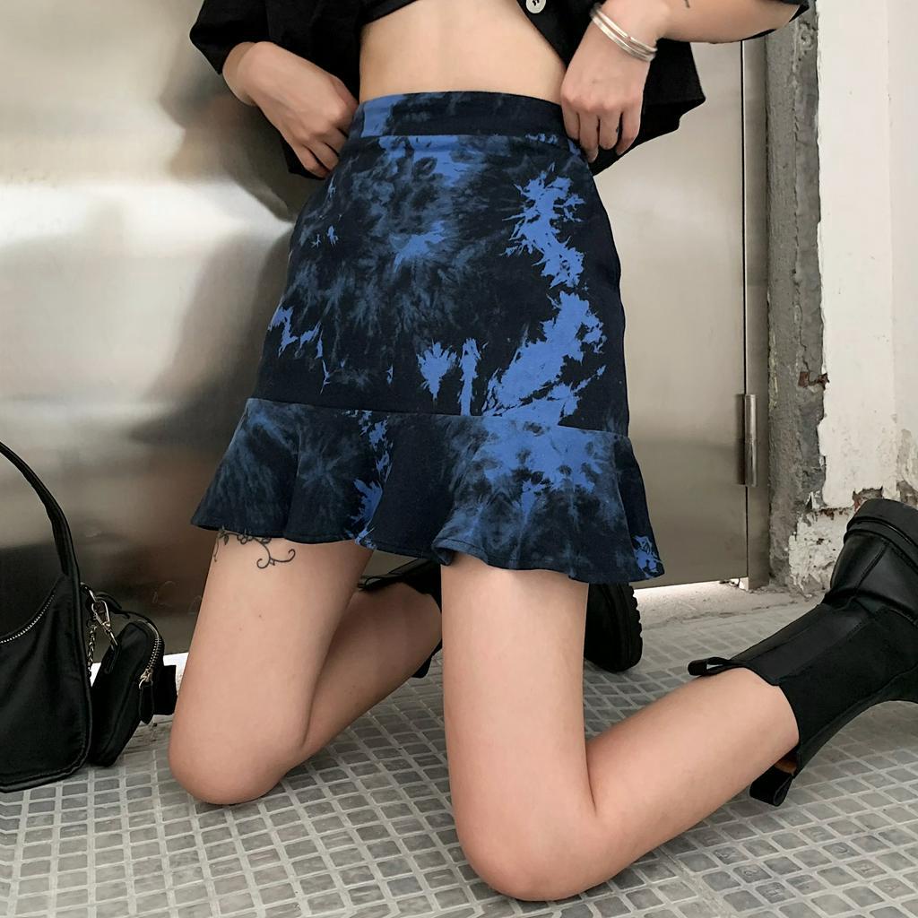 Chân váy lưng cao xếp nếp xinh xắn thời trang dành cho nữ