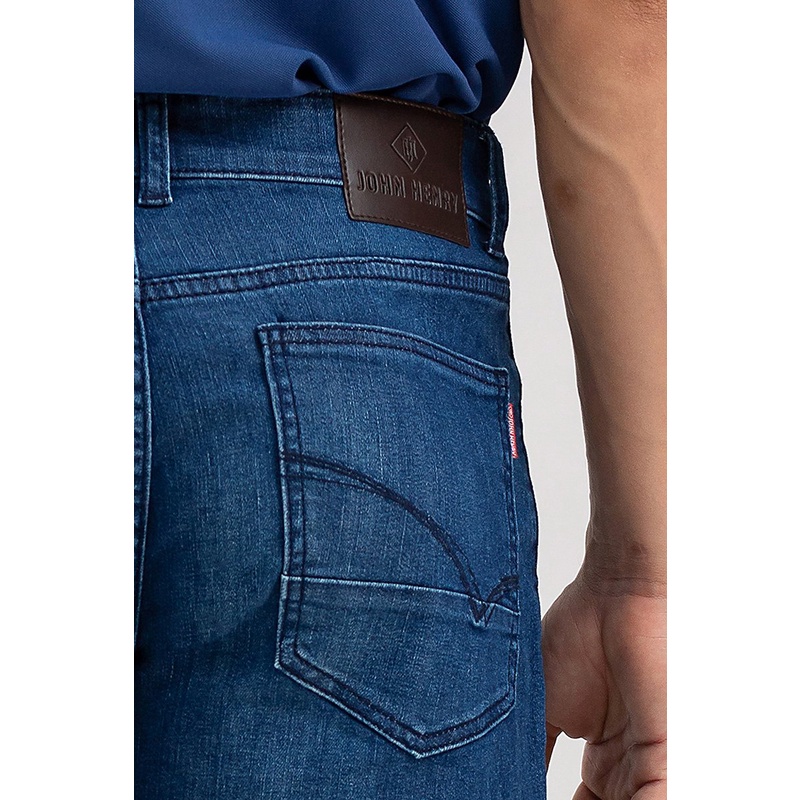 Quần short jeans nam form vừa , phong cách trẻ trung, năng động thoải mái John Henry - SP22SS03-JN