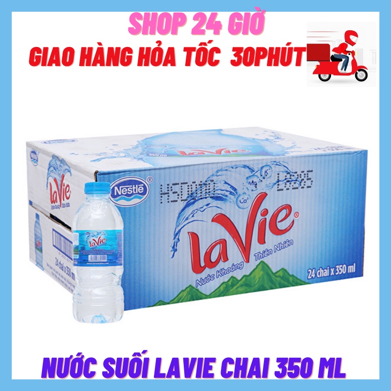 Nước Suối Lavie Chai 350 Ml Thùng 24 Chai