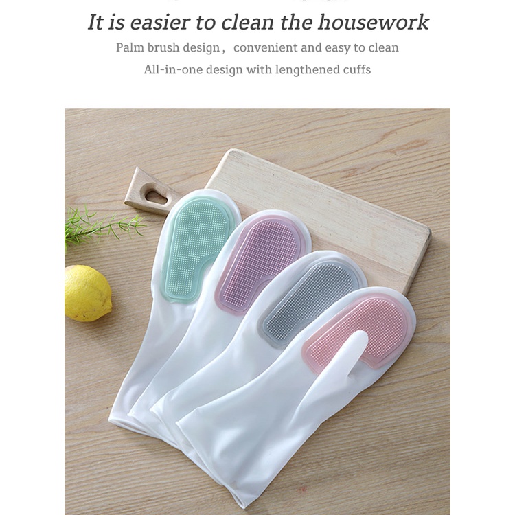 Găng tay bàn chải vệ sinh đa năng sáng tạo toàn diện