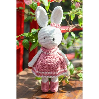 Thỏ Váy Hồng Điệu Đà – Quà tặng bé gái – Made By Bunny