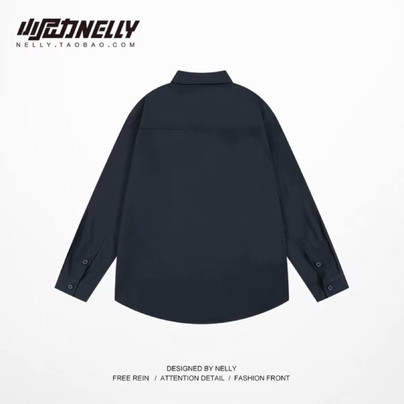Áo sơ mi nelly chất dày dặn sale (có sẵn) wussup ws014