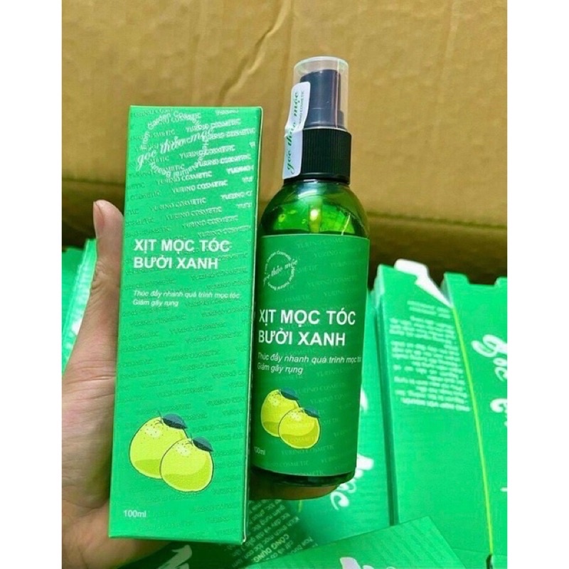 Xịt mọc tóc gốc thảo mộc bưởi xanh thiên nhiên 100ml