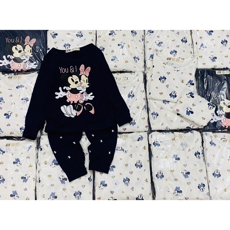 Bộ Thu Đông Minnie HM Bé Gái Size 1-10y