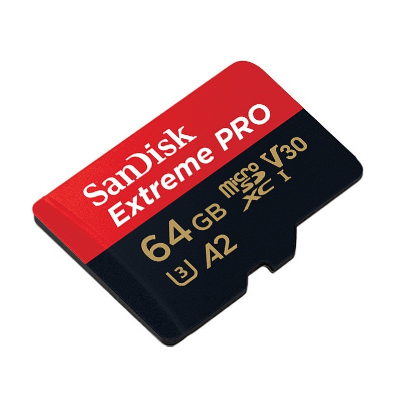 Thẻ Nhớ MicroSDXC SanDisk Extreme Pro 64GB / 128GB A2 V30 U3 4K R170MB/s W90MB/s (Đen)