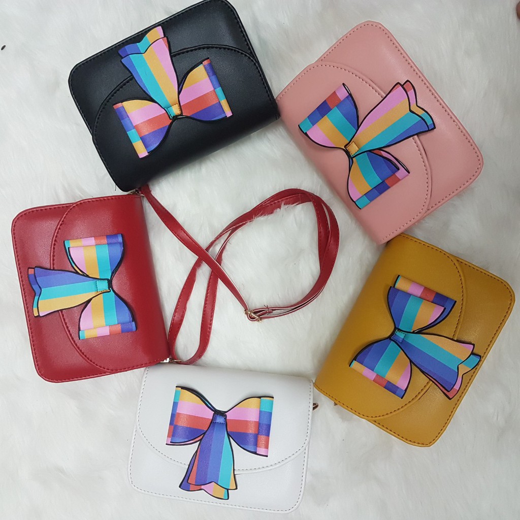 [Có Video Thật]Túi Bì Thư Nơ Hoa Siêu Xinh