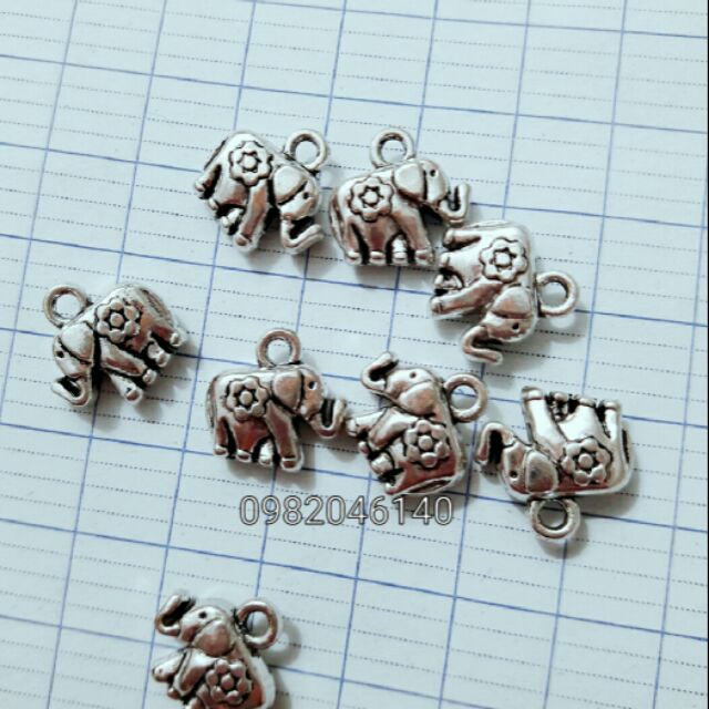 5 mặt xi bạc con voi