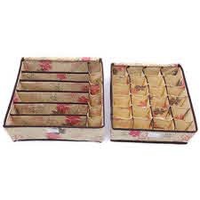 Bộ 2 khay đựng đồ lót cao cấp có nắp