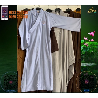 Áo Tràng Silk Phật Tử (vải siêu mát)