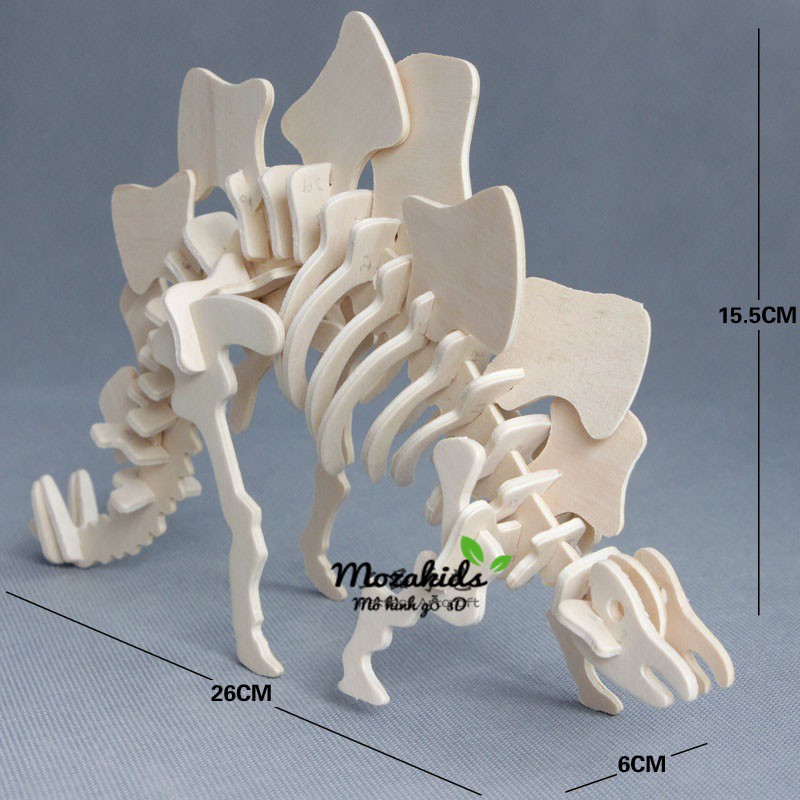 Đồ chơi lắp ráp Mô hình Khủng long Little Stegosaurus