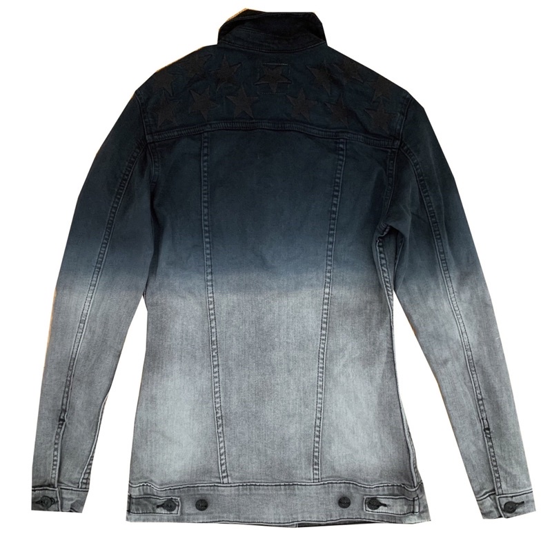 Áo Khoác Jeans Bò Nữ Ombre Phối Màu LULAROE Hàng Xuất Dư Hàn Xịn Cao Cấp Chất Mịn Đẹp Nặng Tay Size XXS