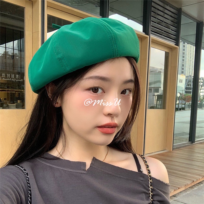 Mũ Beret phong cách Retro nhật bản thời trang thu đông dành cho nữ