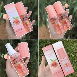 XỊT KHOÁ NỀN MAKEUP FIX SPRAY PEACH KISS BEAUTY 75ML | BigBuy360 - bigbuy360.vn
