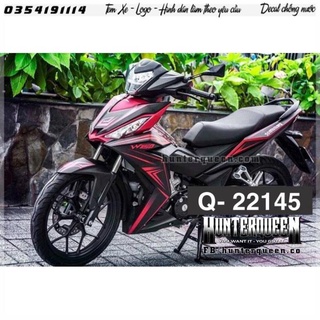 [Hot] Tem xe Winner. Chỉ đỏ, xe đen. Thay đổi màu sắc và chi tiết theo yêu cầu. Sắc nét, bền màu, chống nước