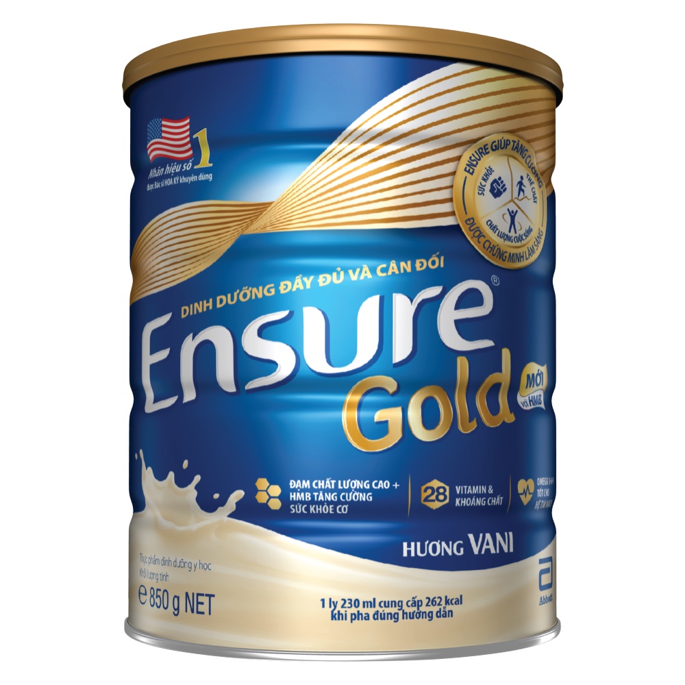 Sữa bột ensure gold abbott hương vani hmb 850g - ảnh sản phẩm 3