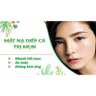 Bột diếp cá đắp mặt dưỡng da mờ mụn handmade