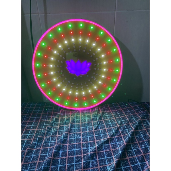 Đèn hào quang mới hot trend có viền led neon, siêu mỏng, chớp 24 kiểu, độc lạ
